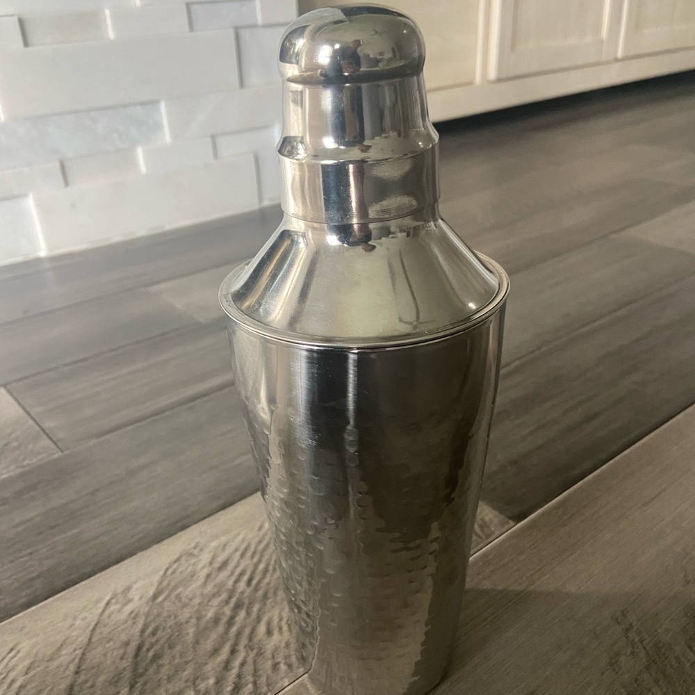 Stainless Steel Silver Drink Mix Shaker
